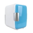 thumbnail image 1 of Portable Thermoelectric Mini Fridge Compact 4 Liter 6 Can Capacity Personal Cooler and Warmer for Dorm Car Travel Use, 1 of 4