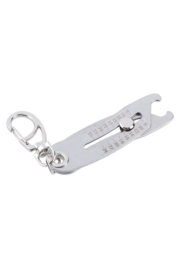 Portable Thread Size Checker Keychain Measuring Tool Nut and Screws Thread Checker for Fast Measurement
