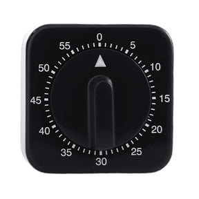 Portable Timers 60 Minutes Mechanical Timers Kitchen Chef Timer Clock Loud Alarm Counters Manual Timer 2.4x2.4 inhces