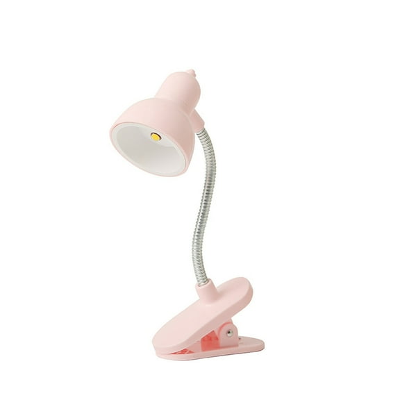 Portable Tiny Clip On LED Desk Lamp Flexible Gooseneck Clamp On Table Lamp For Reading Craft Study Work Nightstand