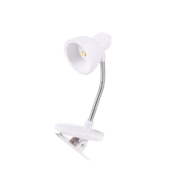 Portable Tiny Clip On LED Desk Lamp Flexible Gooseneck Clamp On Table Lamp For Reading Craft Study Work Nightstand