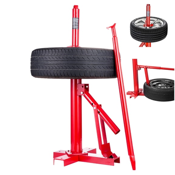 Portable Tire Changer for 8-16 Inch Tires, Manual Bead Breaker Tool for Cars, Trucks, Trailers - Home Garage&Auto Shop Repair Equipment