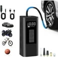 thumbnail image 1 of Portable Tire Inflator Air Compressor, 160 PSI Air Pump with 12000mAh Battery, 12V Dual Power, 1 of 7
