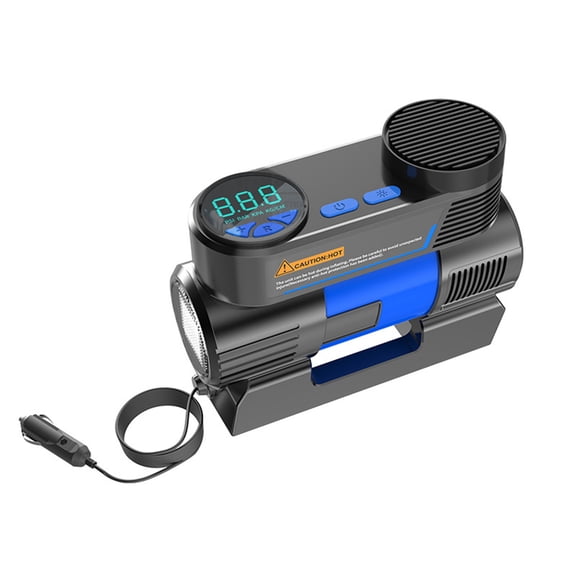 Portable Tire Inflator Air Compressor, Air Pump for Car Tires, Fast Inflation with Screen Display, Cordless Tire Pump for Car, Motorcycle, Bike & Ball