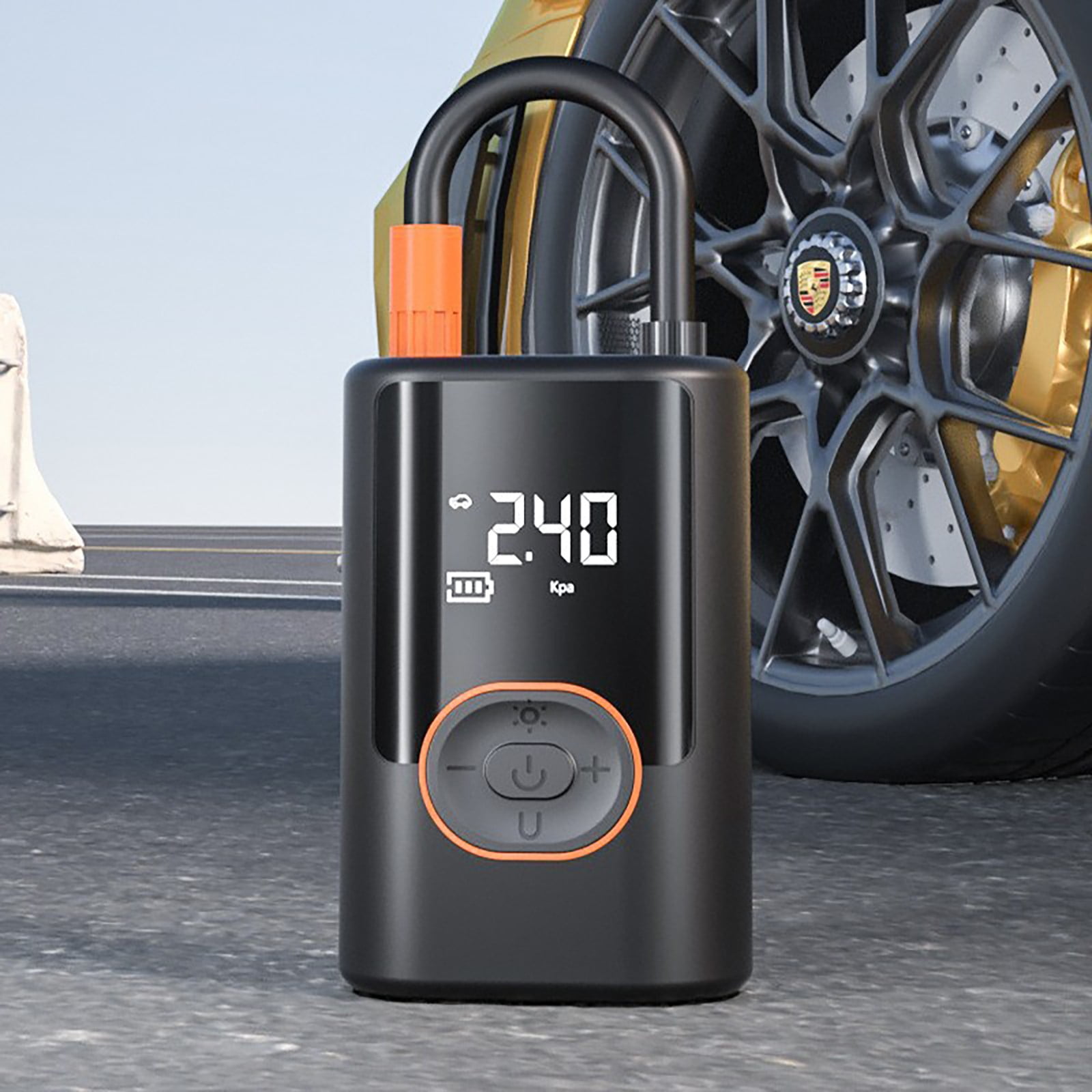 WELMOTIVE Portable Car Tire Inflator - Fast Auto Pump With Digital Display, 6000mAh Battery - View #8