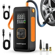 Portable Tire Inflator & Deflator – Digital Air Pump with Pressure Gauge, Cordless, Rechargeable, Emergency Led Light, 150PSI Auto Air Compressor for Cars, Motorcycles, Bikes, Balls