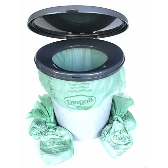 4 pack of 8 gallon bags that contain media to soak up non-solids.