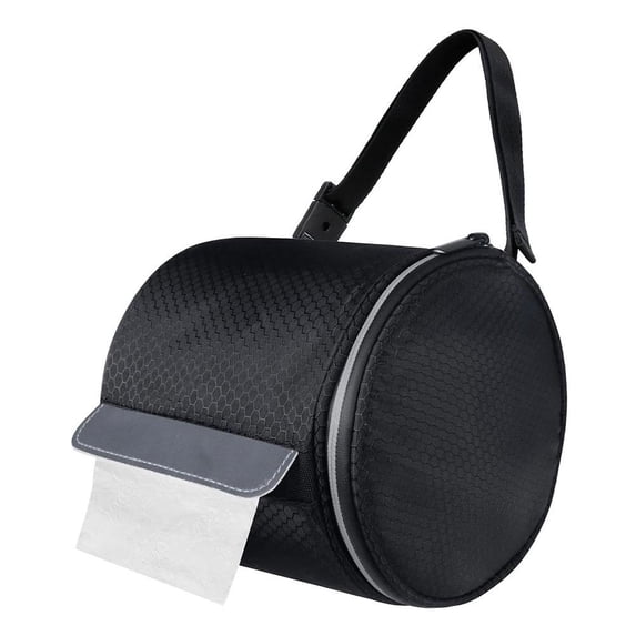 Portable Toilet Paper Holder Bag Waterproof Foldable Tissue Dispenser for Camping Hiking Picnic Travel Car Office