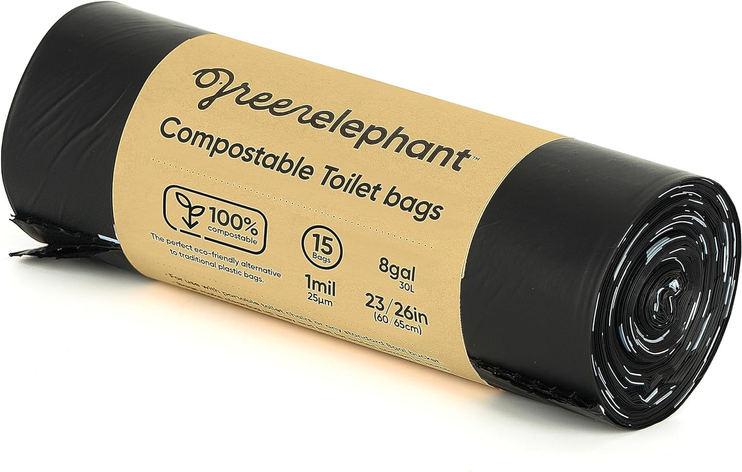 Buy Green Elephant Compost Bags Small-Compostable Trash Bags,Small
