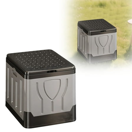 Portable Toilet for Adults - 11.5"x14" Emergency Camping Potty with Waste Bags & Hardener - Foldable Travel Toilet for Car, Truck, Tent & Road Trips