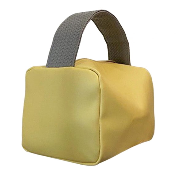 Portable Toiletry Bag Organizer Holder Travel Bag Cosmetic Bag for Trip Personal Yellow