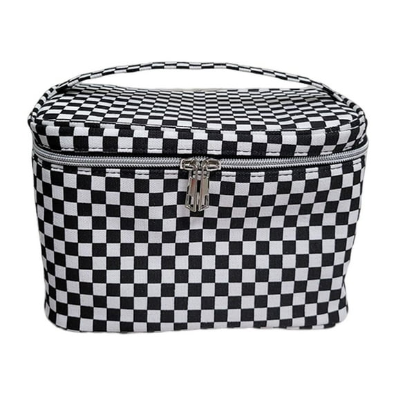 Portable Toiletry Bag Pencil Case Travel Organizer Storage Zipper Design Laundry Style B