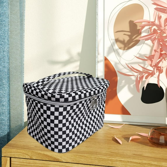 Portable Toiletry Bag Pouch Travel Organizer Wash Organizer Storage Makeup Bag Travel Bag for Personal Travel Essentials Trip Girls Adults Style B