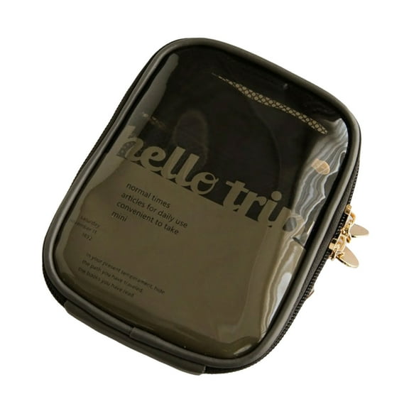 Portable Toiletry Organizers Bag Waterproof PVC Materials with Clear Designs for Easy Access and Neat Storage