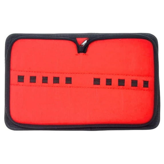 Portable Tool Bag to Organize Dissecting Instruments Kits All-Purpose Storage Pouch Made of Faux Leather Carrying Case with Zipper (Holds 10 Tools - 11"x9")