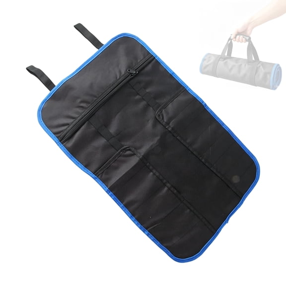 Portable Tool Wrap Bag Wear-Resistant Cloth Multi Pocket Hand Tool Storage for Repair, Installation, and Maintenance