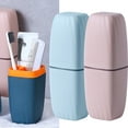 thumbnail image 1 of Portable Toothbrush Case Covers Travel Toothbrush Holder Case, Travel Toothbrush Cup Case,Toothbrush Holder With Cover, Toothbrush Case and Carrier for Camping School Business Trip Bathroom, 1 of 6