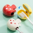 thumbnail image 1 of Portable Toothbrush Cover | Cute Toothbrush Cap for Travel Bathroom & Dormitory Use | Decorative Toothbrush Head Protector - Accessory for Oral Care, 1 of 5