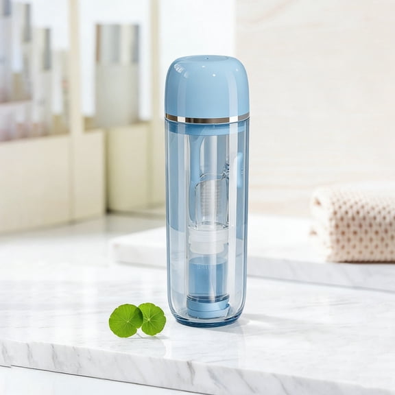 Portable Toothbrush Holder, 3-in-1 Travel Cup Toiletries Set with Soft Toothbrush and Refillable Toothpaste Tube, Compact Food-Grade Oral Care Kit for Camping, Business Trips, Gym, and Home Use