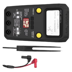 Portable Transistor And Capacitor Tester Button Operations LCD Display For Lab Repair And Field Maintenance