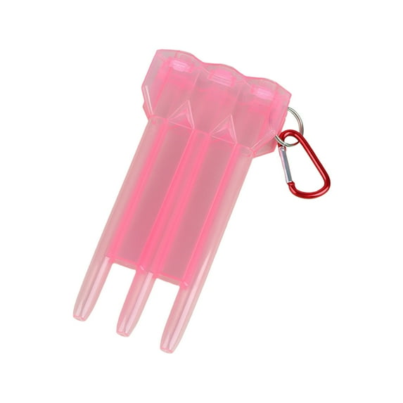 Portable Transparent Case for Dart Sets, Compact Storage Organizer for Flights, Shafts, and Accessories, Durable Travel Case with Secure Closure