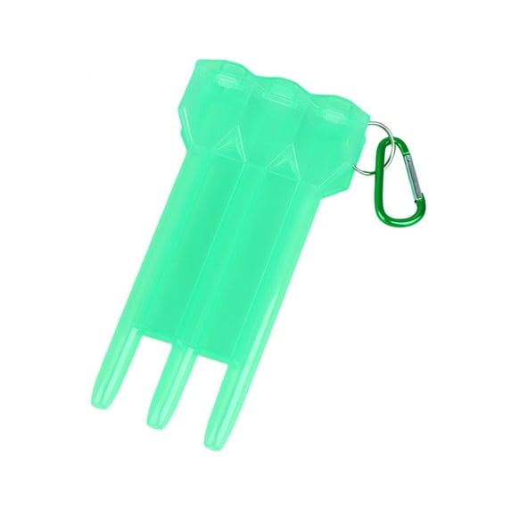 Portable Transparent Case for Dart Sets, Compact Storage Organizer for Flights, Shafts, and Accessories, Durable Travel Case with Secure Closure