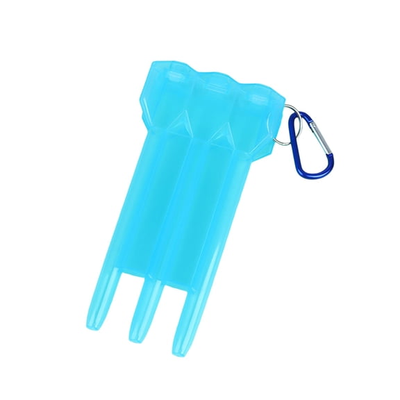 Portable Transparent Case for Dart Sets, Compact Storage Organizer for Flights, Shafts, and Accessories, Durable Travel Case with Secure Closure