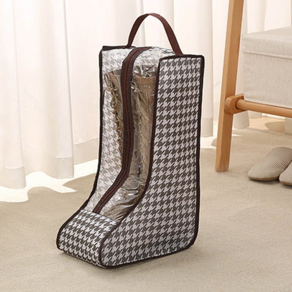 Portable Transparent Shoe Storage Bag for Boots, Long Short Boots Protective Carry Case Multifunctional
