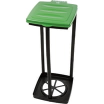Portable Trash Bag Holder- Collapsible Trashcan for Garbage and Indoor / Outdoor Use By Wakeman Outdoors -Ideal for Camping Recycling and more (Green)