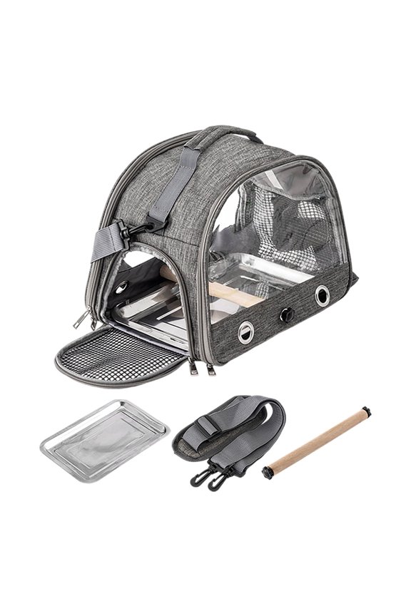 Portable Travel Backpack For Small Birds And Ventilated Outdoor Adventure Cage