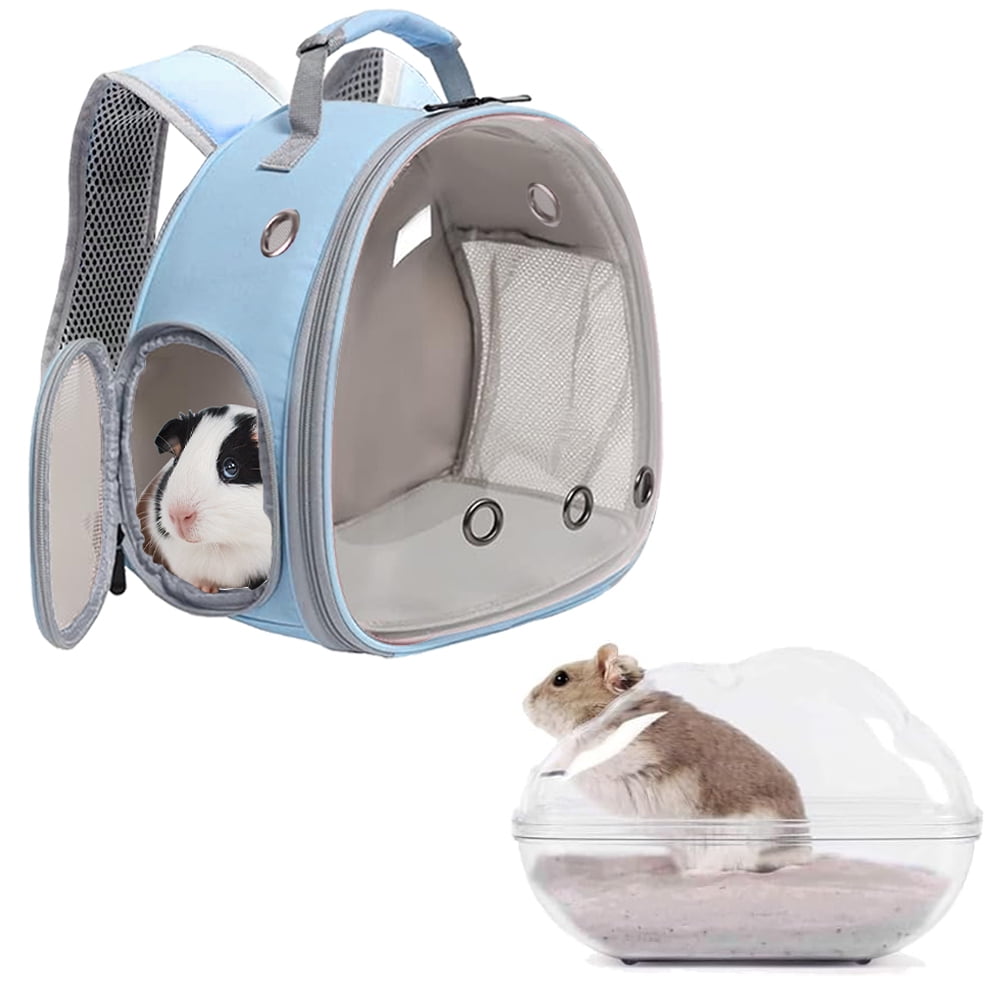 Portable Travel Backpack Habitat for Small Animal, Space Capsule Bubble ...