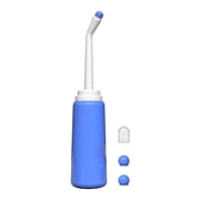 Portable Travel Bidet with 2 Nozzle Spray 500ml Travel Bidet Handheld Personal Bidet Empty Bottle for Childbirth Cleaner Postpartum Care Camping Driver with Storage Bag