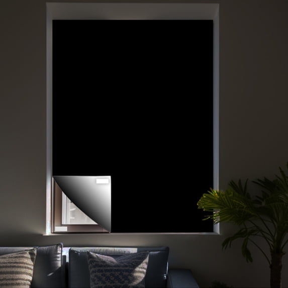 Portable Travel Blackout Curtain, No Drilling Easy-Attach, Light Blocking, Compact Window Cover