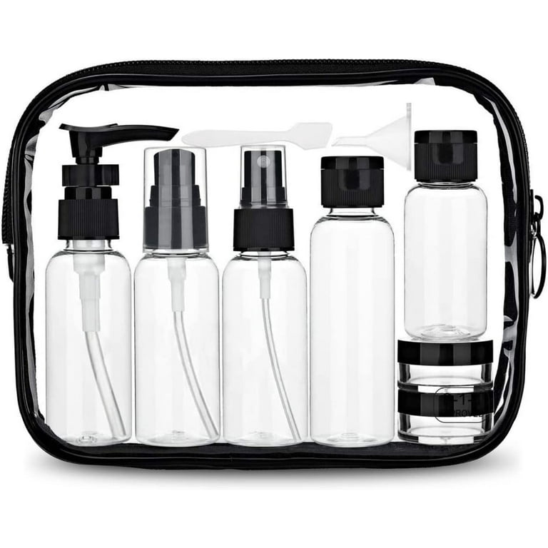 Portable Travel Bottles Kit TSA Approved Leak Proof Toiletry