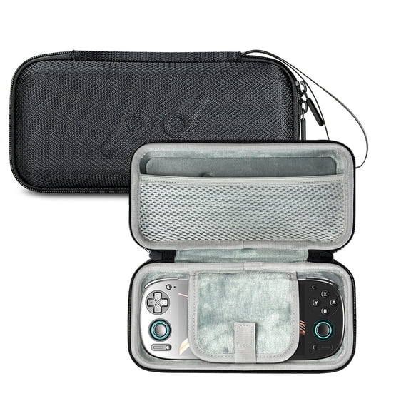 Portable Travel Case for Retroid Pocket 6/Retroid Pocket 5/Retroid Pocket G2 and for Mangmi Air X, Shockproof EVA Carrying Bag Game Console Storage Case Anti-Drop Hard Shell Protective Cover