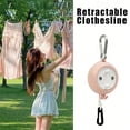 thumbnail image 1 of Portable Travel Clothesline with Adjustable Length - Compact Lightweight Rope Clothes Drying Line for Indoor Outdoor Use - Versatile Camping Hotel Guesthouse Laundry Hanger Strip System, 1 of 6