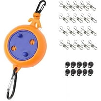 Portable Travel Clothesline is 33 Ft Retractable Clothesline for Indoor Clothes Lines and Outdoor Camping Clothesline