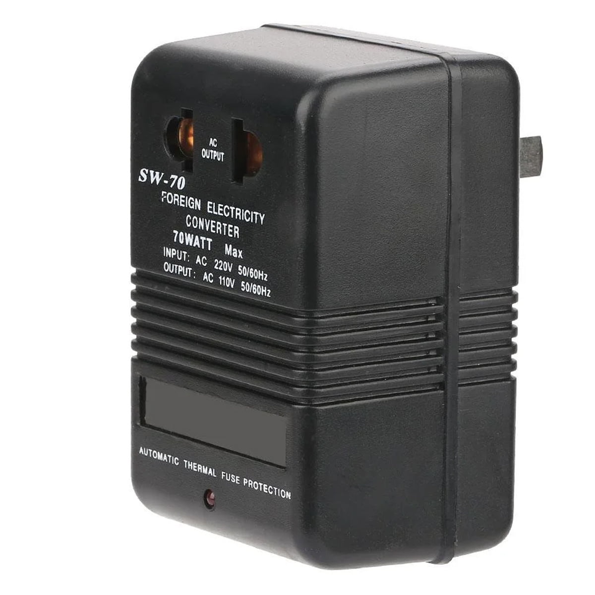 Portable Travel Converter, Step Down Voltage Transformer for Safe Electronics Use Globally