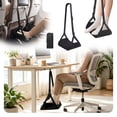 thumbnail image 1 of Portable Travel Foot Rest Hammock Foldable Airplane Footrest Adjustable Hanging Sling Breathable Leg Support for Car Office Train Bus Travel Trips, 1 of 9