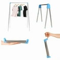 thumbnail image 1 of Portable Travel Garment Rack, Stainless Steel Foldable Mini Drying Clothes Rack for Travel, Camping, Hotel Room, Laundry, 1 of 7