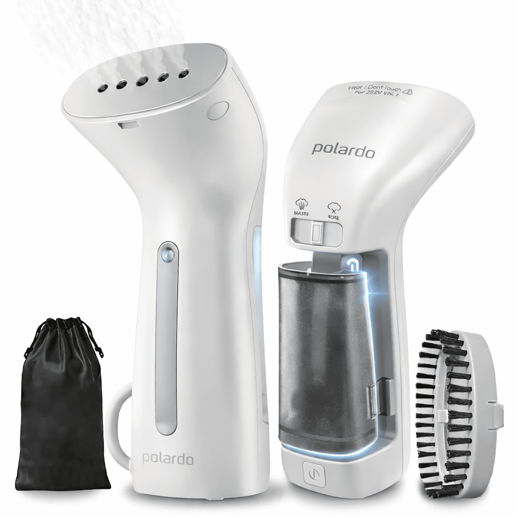 Steamer for Clothes, White Portable Garment Steamer, Handheld Clothes Steamer, Travel Steamer for Clothes, Portable Clothing Steamer Wrinkle Remover