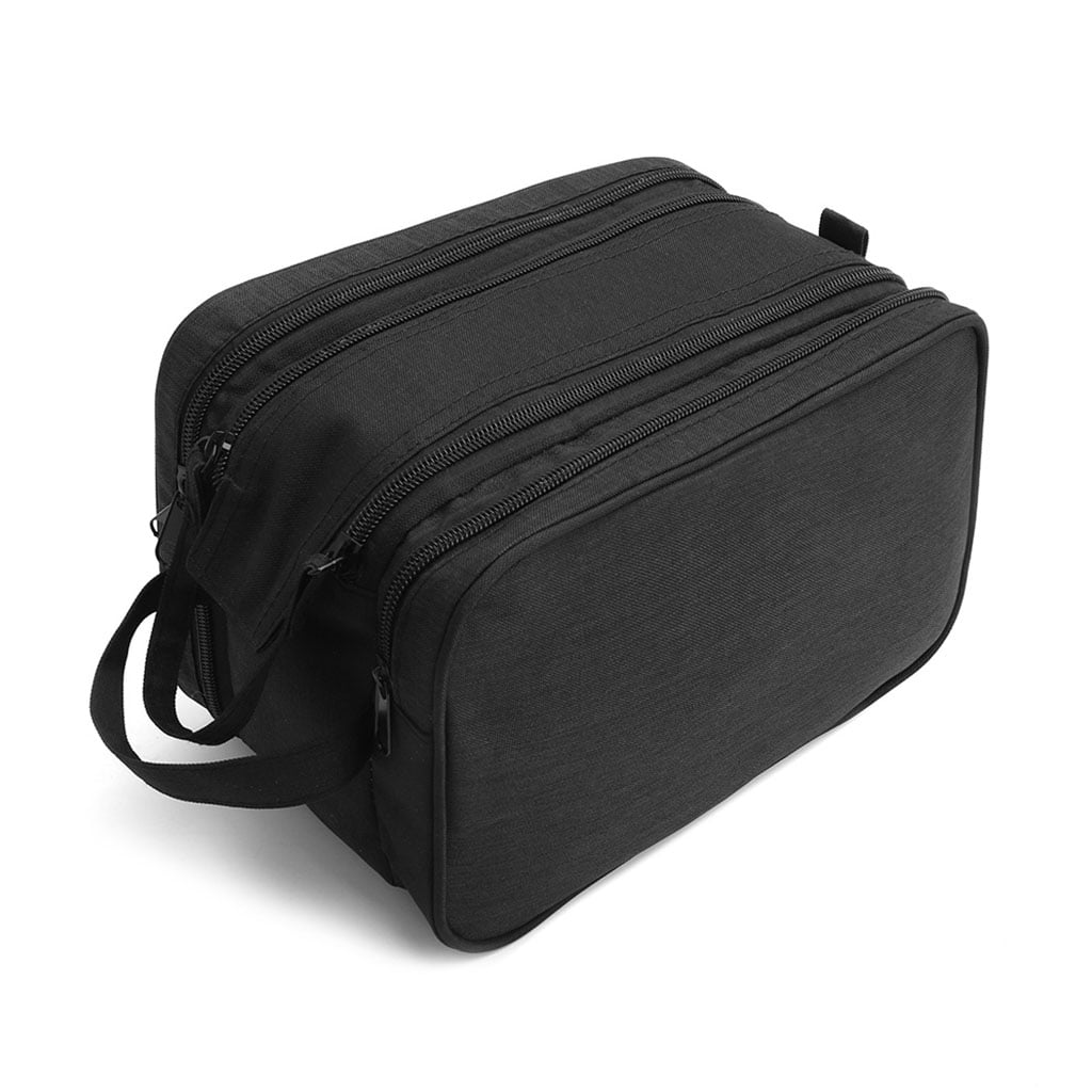Portable Travel Men Toiletry Bag Black Shaving Bag Women Makeup