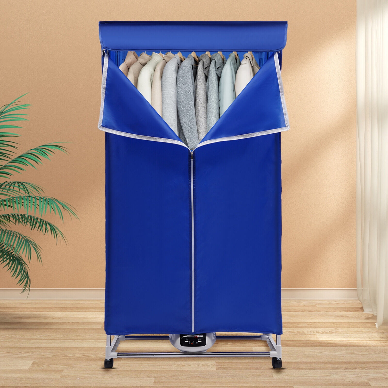 Portable Travel Mini Dryer Machine Stainless Steel, PC And Oxford Cloth Clothes Dryer, Electric Dryer for Apartments