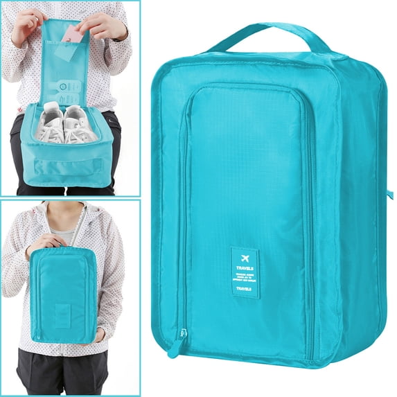 Portable Travel Multifunctional Shoe Storage Box Foldable Carrying Bag Hand-Carrying Organizer for Kids Easter Gifts