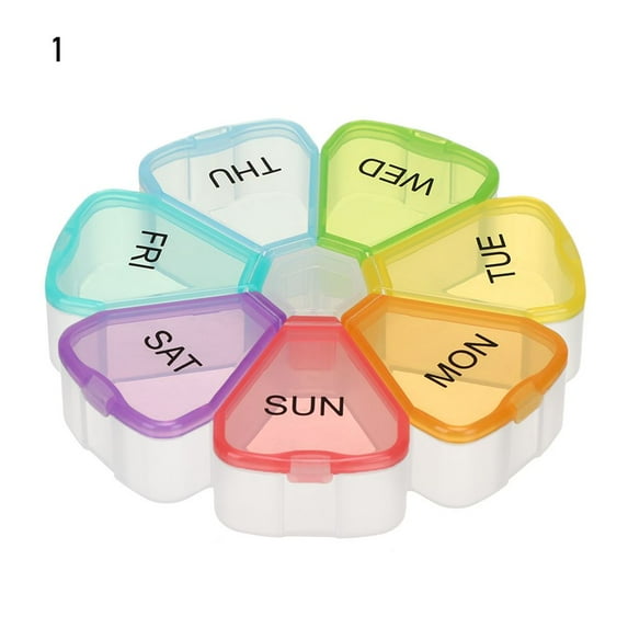 Portable Travel Organizer Storage Box Tablet Holder Medicine Organiser Pill Box Pill Case 1