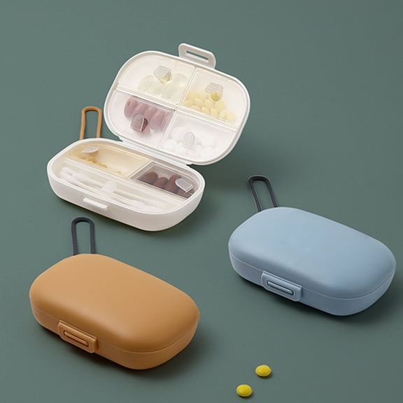 Portable Travel Outdoor Compartments Mini Medicine Sorting Box Pill Organizer