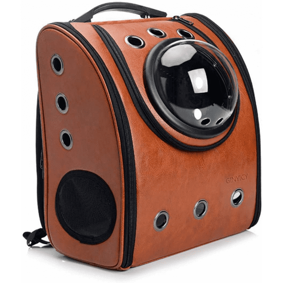 Portable Travel Pet Carrier Backpack, Space Capsule Bubble Design, Waterproof Tote Backpack for Cats and Puppy, Airline Approved Pet Backpack Carrier