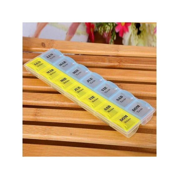 Portable Travel Pill Tablet Storage Box Medicine Organizer Container Holder Case(Random Colors)