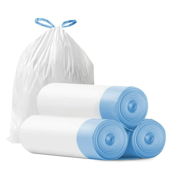 Portable Travel Potty Chair Liners Trash Bags Universal with Drawstring for Toddler Potty Training Toilet Seat Disposable Cleaning Garbage Bags for Kids Toddler Adults Pet Outdoors - 45 Pcs