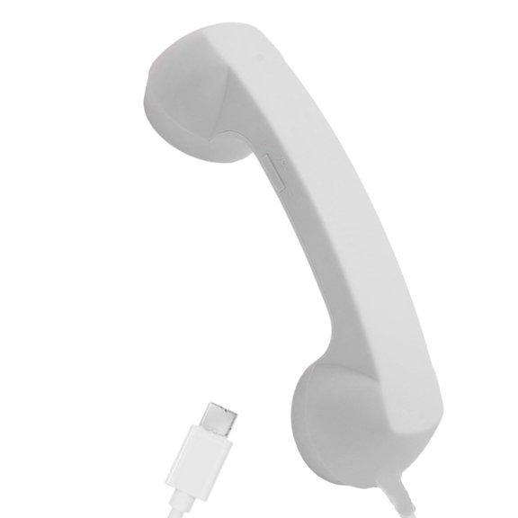 Portable Travel Readys Type C Handset with ABS Construction for Commuting and Office